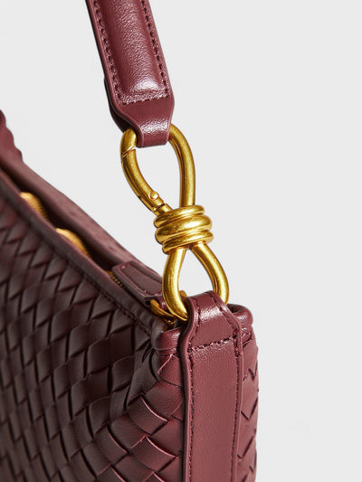 Isa Burgundy Bag