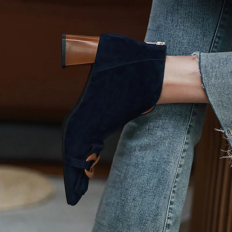 Amara Velvet Stitch Shoes