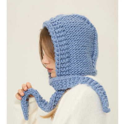 Chunky Knit Hood Scarf