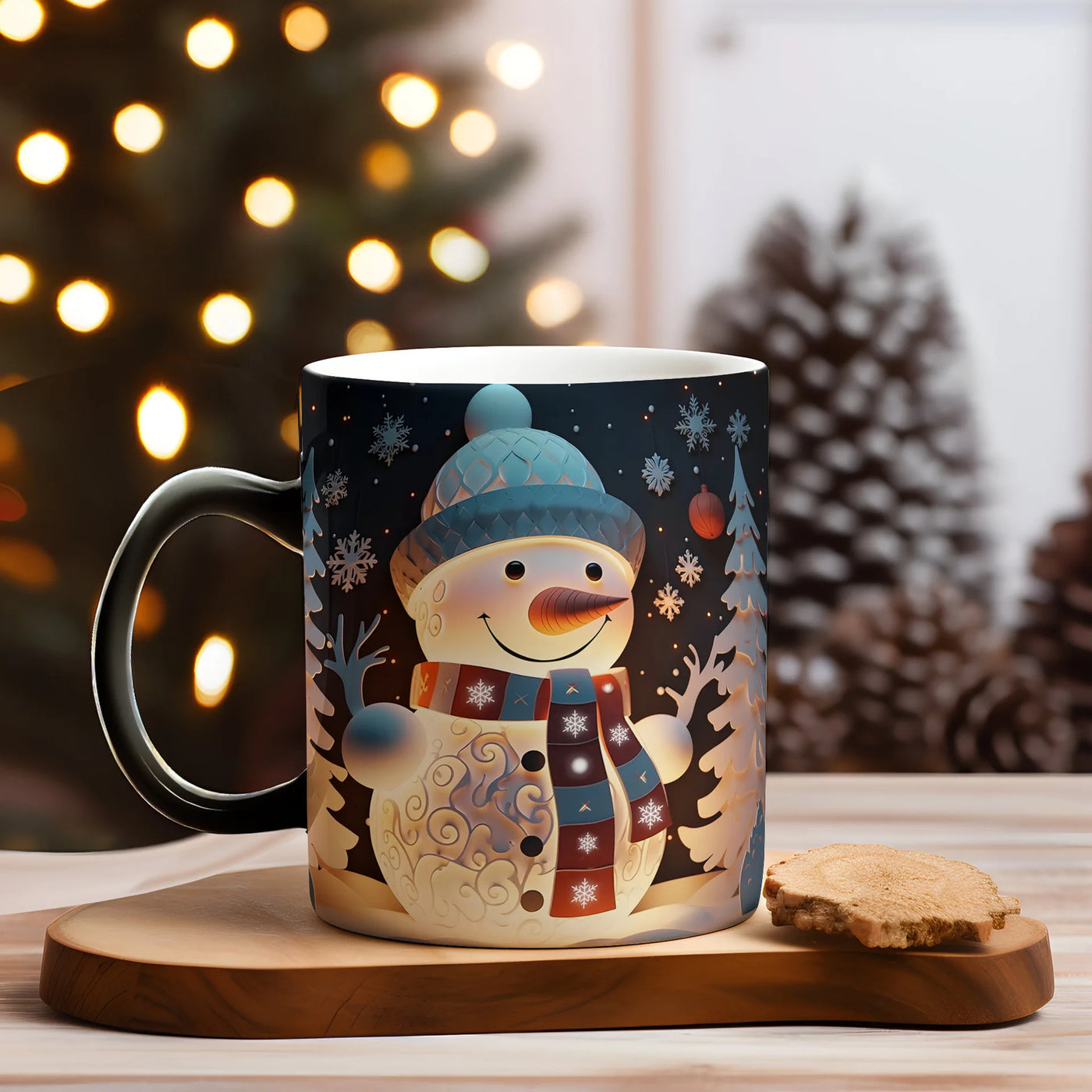 Christmas Color Changing Mug Santa Claus Ceramic Magic Mug