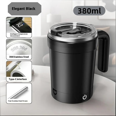 Smart Magnetic Self-Stirring Temperature Cup