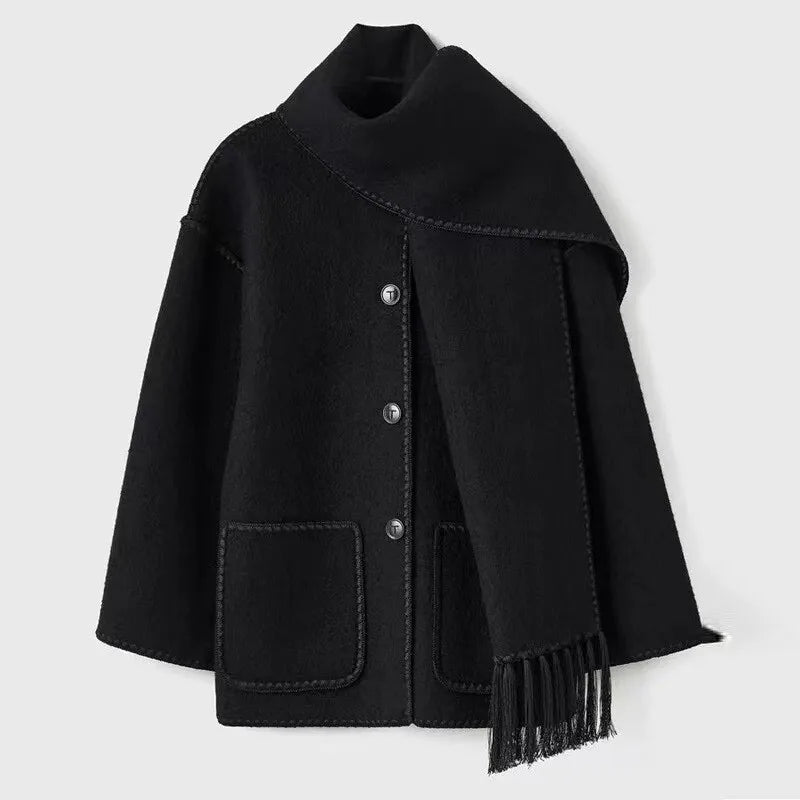 Elara Fringe Coat
