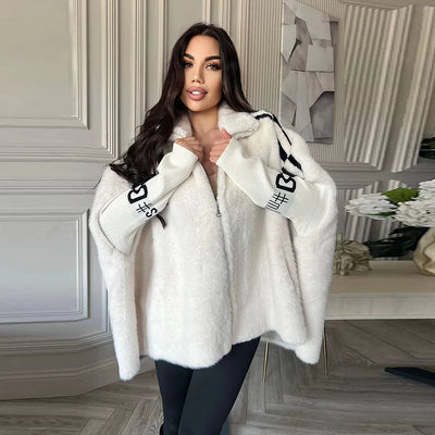 &nbsp;Ariana Oversized Faux Fur Coat