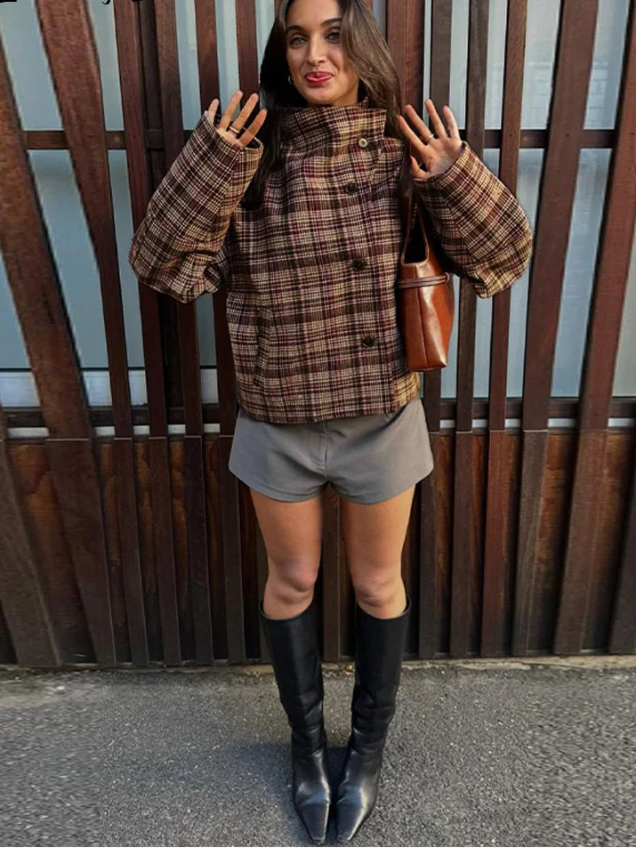 Autumn Plaid Jacket