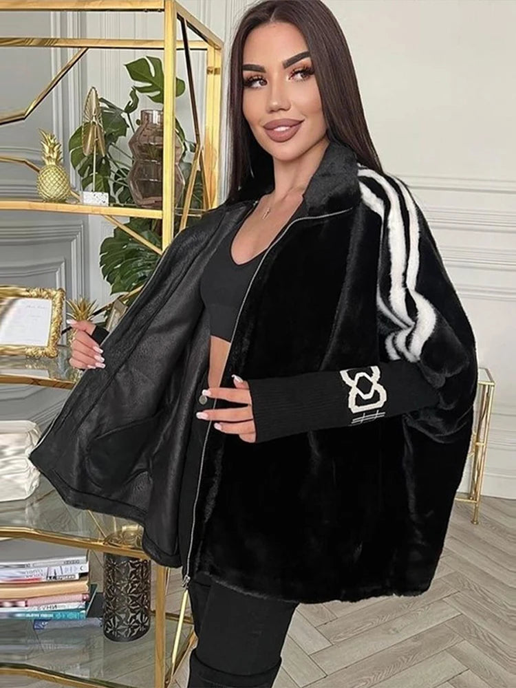 &nbsp;Ariana Oversized Faux Fur Coat