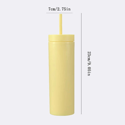 Matte Reusable Tumbler – 16oz