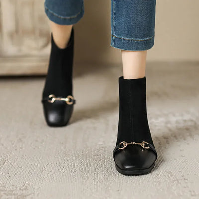 Clara Chain Ankle Boots