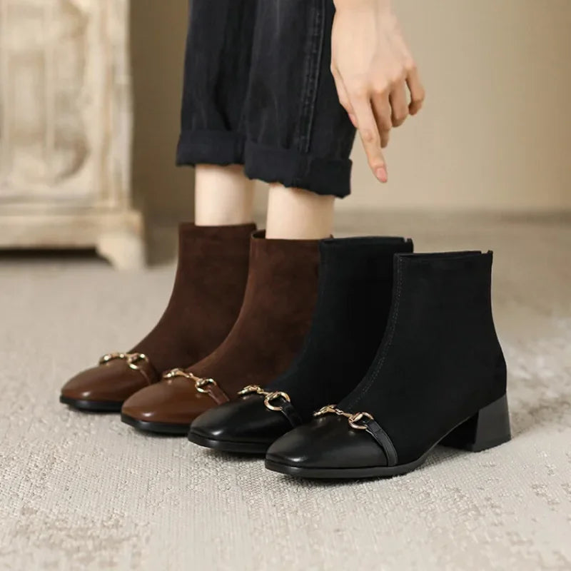 Clara Chain Ankle Boots