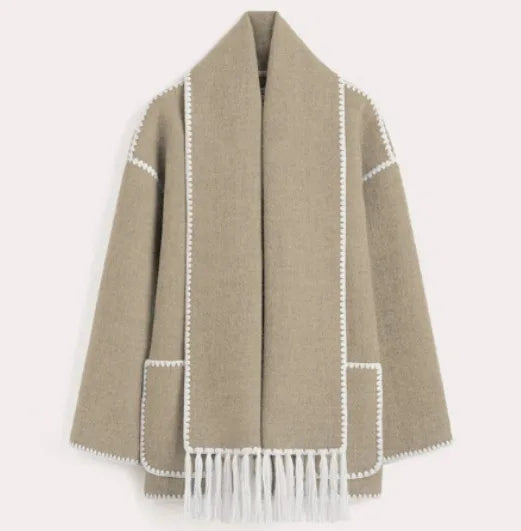 Elara Fringe Coat