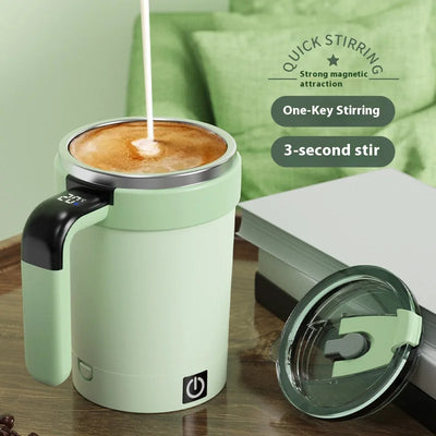 Smart Magnetic Self-Stirring Temperature Cup