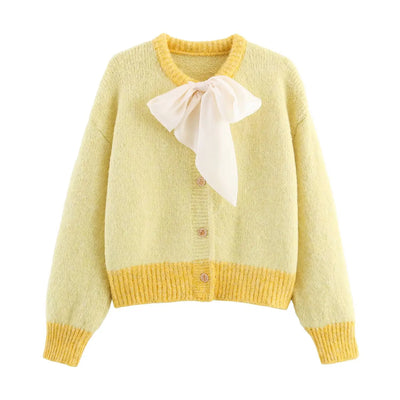 Amélie Bow Cardigan