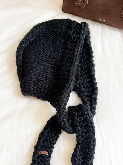 Chunky Knit Hood Scarf