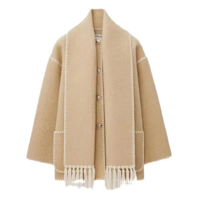 Elara Fringe Coat
