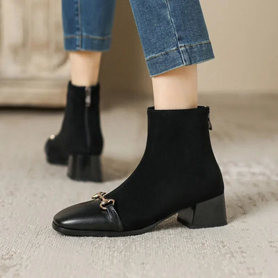Clara Chain Ankle Boots