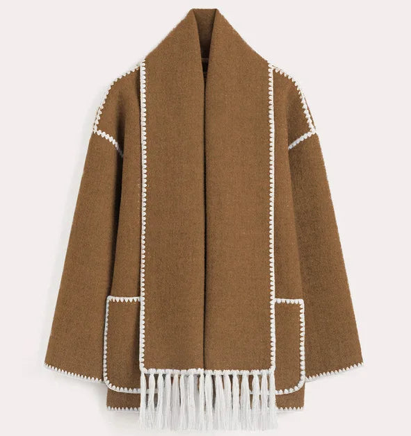 Elara Fringe Coat
