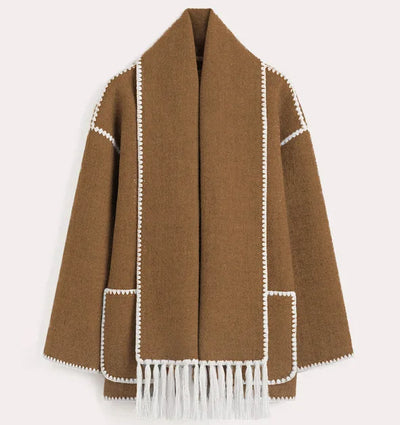 Elara Fringe Coat