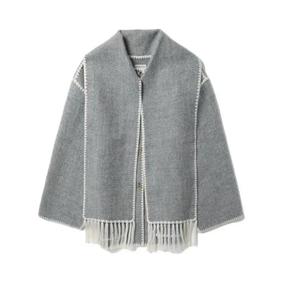 Elara Fringe Coat