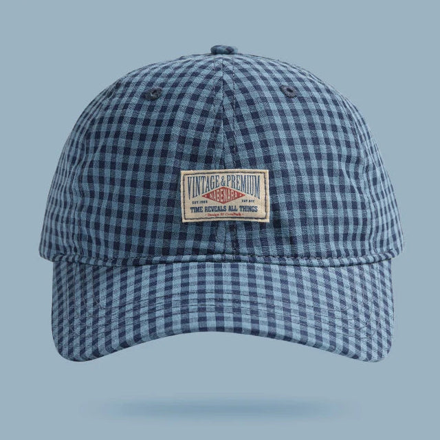 Autumn Checkered Cap
