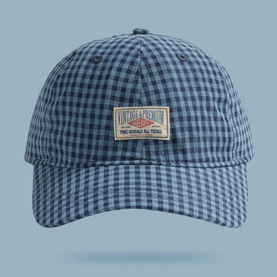 Autumn Checkered Cap