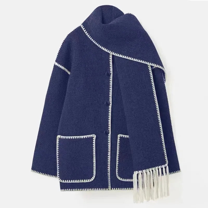 Elara Fringe Coat
