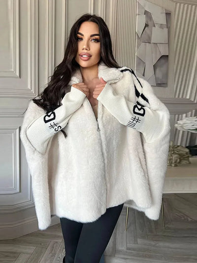 &nbsp;Ariana Oversized Faux Fur Coat