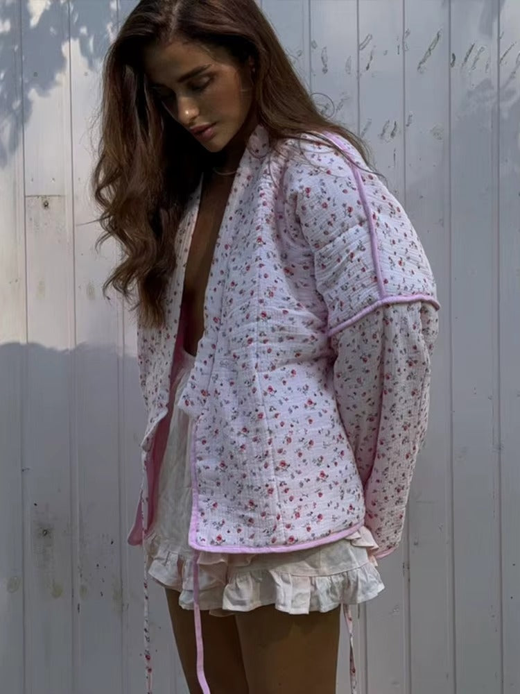 Amber Whisper Wrap Jacket