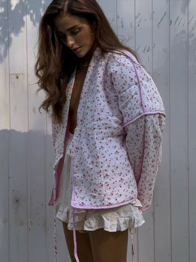 Amber Whisper Wrap Jacket