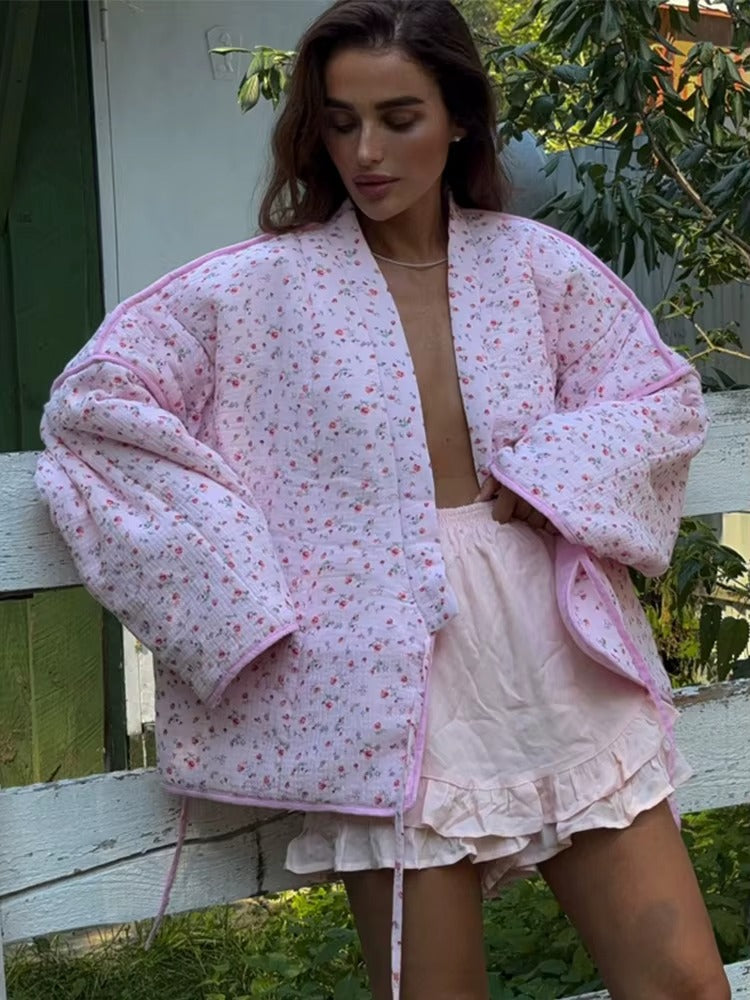 Amber Whisper Wrap Jacket